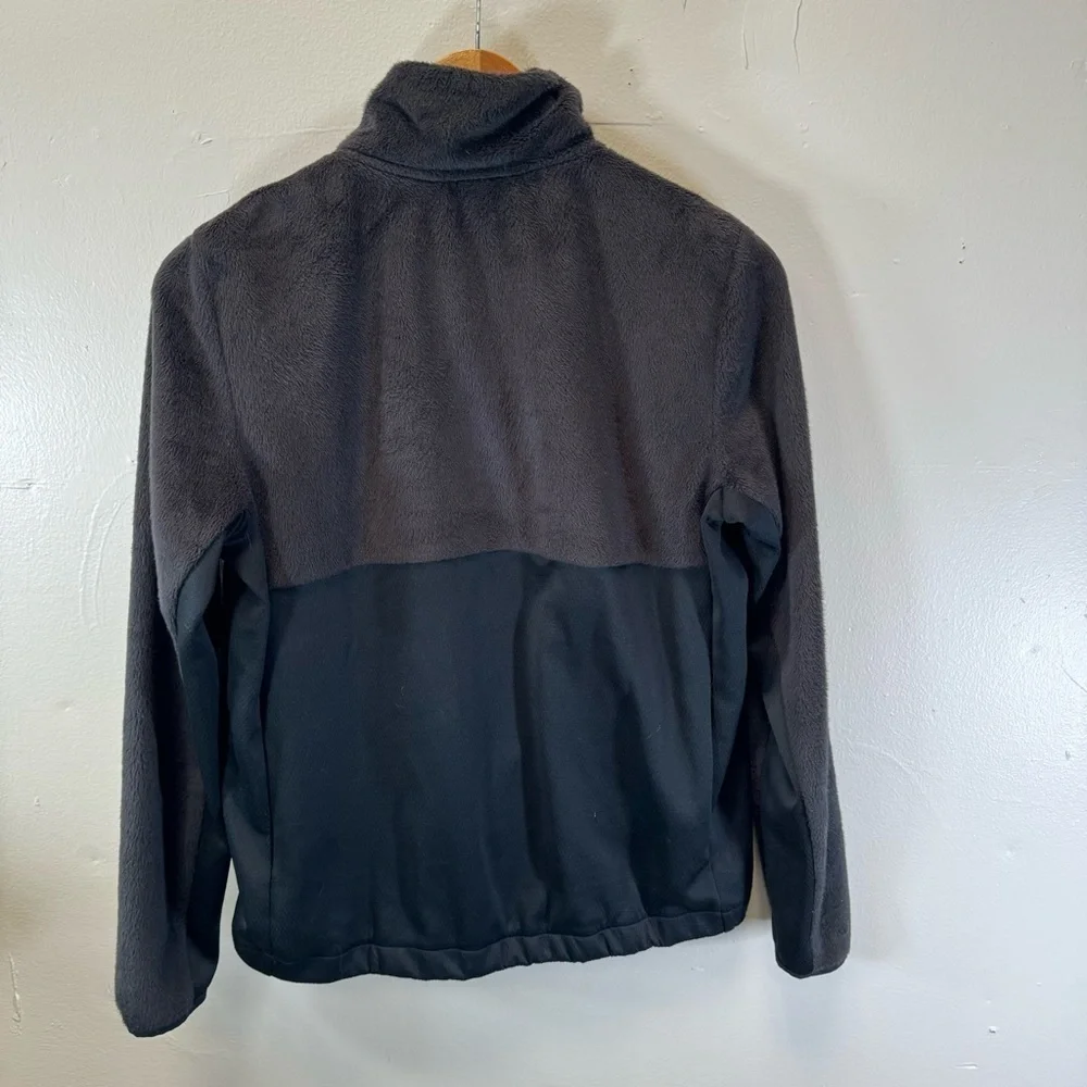 Adidas fleece pull over sweater sweatshirt black mens small women medium pockets